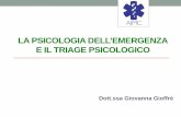La Psicologia dell’Emergenza-AIMC2015BARI.pdf · Psicologia dell’Emergenza. Salvaguardia dell’equilibrio . Psicologico . della Vittima e del Soccorritore