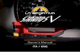 Owner’s Manual - La Sportiva€¦ · HOW TO CUSTOMIZE THE STRATOS V ... (10° 5°): act on the spring B to remove the pin A, position the skiwalk hook C in the desired ... The boot