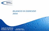BILANCIO DI ESERCIZIO 2016 - Irpinia Focus · Bilancio di esercizio 2016 PRESTAZIONI DI SERVIZI Valore al 31/12/2015 Valore al 31/12/2016 Variazione PRESTAZIONI DI SERVIZI di cui