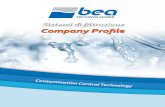 BEA Technologies - Sistemi di ﬁltrazione Company Proﬁle · 2019-04-16 · Dal 1961 BEA Technologies sviluppa e distribuisce una linea completa di ﬁltri per il trattamento di