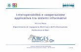 Interoperabilità e cooperazione applicativa tra sistemi ... · M. Ruta – Interoperabilità e cooperazione applicativa tra sistemi informativi Incontro tecnico con gli stakeholder