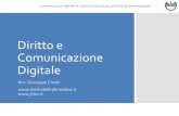 Diritto e Comunicazione Digitale · 2017-01-03 · Verso l’ubiquitous computing La comunicazione digitale e le implicazioni giuridiche, professionali e deontologiche - Le tecnologie