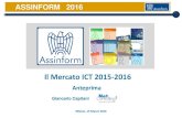 Il Mercato ICT 2015-2016 · Introdurre chi sappia analizzare il business e la sua trasformazione digital. Capire cosa fare di vecchi sviluppatori e chi supporta gli utenti. Il 71%