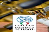 BENVENUTI BARISTA SCHOOL · imparare l’arte del barista italiano. Ecco quindi l’Italian Barista School: un nuovo modo di trasferire la conoscenza di alcuni dei migliori baristi