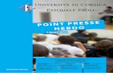 presse hebdo 2013 - Università di Corsica Pasquale Paoli · 2016-10-21 · Du 06 au 07/05 erT PaTrimOiNe eT eNTrePrises Séminaire : « Le droit de propriété dans la jurisprudence