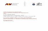 LA CULTURA DELLA VALUTAZIONE: DIFFUSIONE E …valutazioneitaliana.eu/wp-content/uploads/2019/03/Programma-congresso-14-Marzo.pdfR. Curto, A. Barreca, D. Rolando, Valorizzare il patrimonio