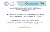Dall'azienda alla mensa: carbon footprint delle filiere ...images.lab-to.camcom.it/f/Corsi/12/1253_LCCCT_16122014.pdf · Dipartimento di Scienze Agrarie, Forestali e Alimentari Servizi