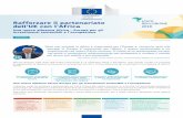 STATO DELL’UNIONE 2018 - European Commission · 2018-09-12 · Rafforzare il partenariato dell’UE con l’Africa Una nuova alleanza Africa - Europa per gli investimenti sostenibili