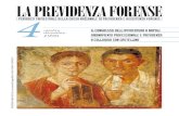 La Previdenza Forense - Ottobre-Dicembre 1999 - N. 4 · Principio di solidarietà e riforma della professione di avvocato di M. Luciani 20 Previdenza forense: riflessioni sul nuovo