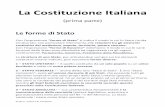 La Costituzione Italiana - alberghieromontecatini.gov.it · La Costituzione italiana non contiene una formulazione esplicita di questo principio anche se ad esso fa riferimento indiretto