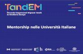 Mentorship nelle Università Italiane · Spiegare le procedure per l’iscrizione agli esami Supporto nel disbrigo di pratiche amministrative Organizzare gruppi di studio Organizzare