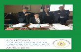 BOLLETTINO SOCIETÀ ITALIANA DI CHIRURGIA CARDIACA · 2016-04-29 · 4 La SICCH (Società italiana di chirurgia cardiaca) è stata ricevuta, in data 27/4/2016, dal Sottosegretario