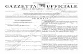 DELLA REGIONE SICILIANA · cui al decreto n. 264 del 12 marzo 2013 di approvazione l’Amministrazione regionale (art. 1, comma 8, legge regiona- 2 21-3-2014 - GAZZETTA UFFICIALE