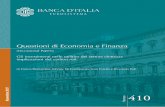 Questioni di Economia e Finanza · La serie Questioni di economia e finanza ha la finalità di presentare studi e documentazione su aspetti rilevanti per i compiti istituzionali della