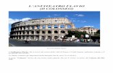 L’ANFITEATRO FLAVIO (Il COLOSSEO) - Scuolemigrantiscuolemigranti.org/wp-content/uploads/2014/10/Colosseo.pdf · Il Colosseo ha la forma di un'ellisse, con assi che misurano 187,5