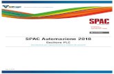 SPAC Automazione 2018 Automazione 2018 – Tutorial Gestion… · Esercitazione per l’apprendimento e l’utilizzo dei comandi Rev. 0-2018. 1 SPA e - ut ... 3 SPA e - ut Rev. 0-2018