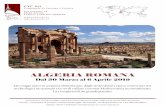 ALGERIA ROMANA - CTCcittà punico-romana-bizantina con il suo anfiteatro, le terme, i resti della Basilica Cristiana più grande dell’Africa romana ed il suo museo. L'antica città