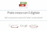 Prato cresce con il digitale - Camera di Commercio Udine · 2015-10-29 · + e-Commerce Siti di proprietà - Vendita online Scegli un dominio mariorossi.it 10€/anno 20€/anno ...