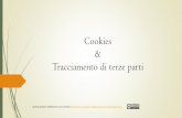 Cookies Tracciamento di terze parti - ToccagniCookies di terze parti Terza parte: risorsa che viene caricata da un dominio esterno rispetto a quello che stiamo visitando Potrebbero