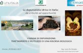 La depurazione idrica in Italia - Legambiente · Direttiva 86/278/Ce D.Lgs. 99/1992 Attuazione della direttiva 86/278/Ce concernente la protezione dell'ambiente, in particolare del