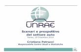 Scenari e prospettive del settore auto UNRAE_Unione Petrolifera... · 2014-12-19 · Hyundai Lanciata in Italia la IX35 fuel cell (idrogeno gassoso), in circolazione una decina di