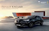 Renault KADJAR · 2019-11-20 · Renault presenta una nuova collezione di serie limitate in cui design e tecnologia si incontrano a bordo di Renault KADJAR. Le serie limitate KADJAR