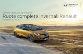 L’offerta ideale per ogni modello Ruote complete invernali ... · Nuova Renault Megane Grandtour / Berline Lega 16" 6.5 x 16 ET41 205/55 R16 91H Prezzo per 4 ruote complete Fr.