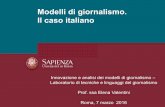 Modelli di giornalismo. Il caso italiano · Decreto del 10 novembre 2015 di ripartizione delle risorse del Fondo straordinario per gli interventi a sostegno del settore per l’anno