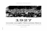 1927 - Locarno accoglie LIEN - Adolfo Tomasini · 2018-12-12 · 1 Introduzione Due anni dopo la celeberrima Conferenza della pace del 1925, la città di Locarno ospitò un altro