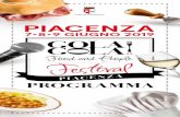 In collaborazione con COMUNE DI PIACENZA PIACENZA · Per scoprire i prodotti del territorio e assaggiare le creazioni degli chef, in un viaggio tutto Made in Piacenza. Per tre giorni