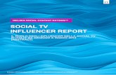 SOCIAL TV INFLUENCER REPORT - Nielsen...Il personaggio che, in assoluto, attraverso i suoi profili Facebook, Instagram e Twitter in rilevazione continuativa 24/7, ha prodotto il volume