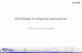 Microbiologie en wetgeving watersystemen · Uitwerking Wetgeving proces systemen Beleidsregels opgesteld in 4.87 zijn uitgewerkt in: • AI-32 Legionella; • ISSO 55.3 –Legionellapreventie