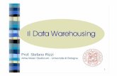 Il DataWarehousing - unibo.it · aziendali per: 9 Analizzare lo stato dell’azienda 9 Prendere decisioni rapide 9 Prendere le decisioni migliori — Si parla anche di piattaforma
