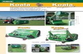 Koala - peruzzo.it€¦ · KOALA Professional 1600 1500 mm HP:30 - kW:22 50 390 900 540 174 x 145 x 150 Semplice e veloce regolazione altezza di taglio su ruote frontali. Simple and