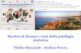 Burden of disease e costi della patologia diabetica Walter … · Burden of disease e costi della patologia diabetica Walter Ricciardi - Andrea Poscia . Diabete: una sfida globale