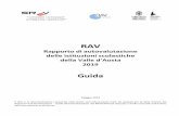 Guida RAV VDA 2019 DEF · RAV Rapporto di autovalutazione delle istituzioni scolastiche della Valle d’Aosta 2019 ... 1 Presentazione e indicazioni per la compilazione . 4 1.3 Le