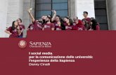 I social media per la comunicazione delle universitàforges.forumpa.it/assets/Speeches/21013/ws_76_danny_cinalli.pdf · I social media per la comunicazione delle università: 24-05-2017