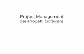 Project Management dei Progetti Softwarecianca/ · 1. Resource planning: determinare e pianificare le risorse da usare 2. Cost estimating: stimare costi e risorse necessarie ad un
