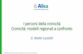 I percorsi della cronicità Cronicità: modelli regionali a ... · Cronicità: modelli regionali a confronto G. Walter Locatelli ... gestione delle complicanze e la disponibilità