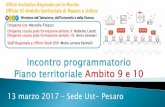 13 marzo 2017 Sede Ust- Pesaro · 2019-03-29 · realizza il corso e redige la relazione finale. La rete d’ambito (conferenza dei dirigenti) individua una scuola o rete di scopo