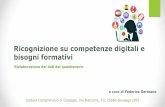 Ricognizione su competenze digitali e bisogni formativi · 2019-06-26 · Risultati del questionario su competenze digitali e bisogni formativi 86,7% 43,9% 56,8% 51,6% Infanzia Primaria