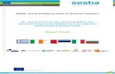 O2 Report di ricerca sulle ulteriori qualifiche che i ...sesbaproject.eu/images/sesbaproject/files/O2_final_report_ITA.pdf · 7 2. Metodologia Il suesso dellanalisi SESA dei isogni
