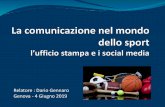 Relatore : Dario Gennaro Genova - 4 Giugno 2019 · • Web 1.0 è Web tradizionale è “web marketing” dal 1990 al 2000, web di sola fruizione con lettura di contenuti. • Web