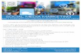 SOCIAL MEDIA MARKETING · Strumenti e idee per creare contenuti visuali Inte(g)razione fra sito e social media: il post perfetto e tecniche base di SEO Automatizzare le attività