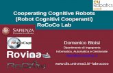 Cooperating Cognitive Robots (Robot Cognitivi Cooperanti ...bloisi/seminars/RoCoCo-EuRobotics-Week-2014.pdf · RoCoCo Laboratory rockinrobotchallenge.eu RoCKIn consists of robot competitions,