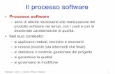 Il processo software · 2020-02-20 · UniRoma2 - Arch. e Servizi SW per Internet 2 Fasi del processo • Come visto, il processo software segue un ciclo di vita che si articola in