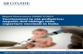 Report Osservatorio GIMBE 3/2019 Vaccinazioni in età ... · .xls ed è stato creato un database unico con le CV per singolo antigene per gli anni 2018 (sino al 30 giugno), 2017 e