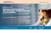 CORSO FULL TIME HUMAN RESOURCES: SELEZIONE, … · 2019-01-10 · AIDP ASSOCIAZIONE ITALIANA PER LA DIREZIONE DEL PERSONALE Un network di oltre 17.000 membri. 3000 Soci. 16 gruppi