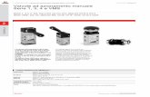 Release 8.8 Valvole ad azionamento manuale Serie …catalogue.camozzi.com/.../00106/PDF/ITA.2.4.30.pdfVMS-134-3/4 G3/4 49,5 83 5350 5000 0 ÷ 15 -10 ÷ 80 Prodotti destinati all’industria.