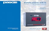 PAW3500-VES4 PAW3500-VES Sistemi compatti PAW3500-VES Manuale di sistema IT 1. AVVERTENZE 1.1 ALIMENTAZIONE E MESSA A TERRA Questi apparecchi sono predisposti per il funzionamento